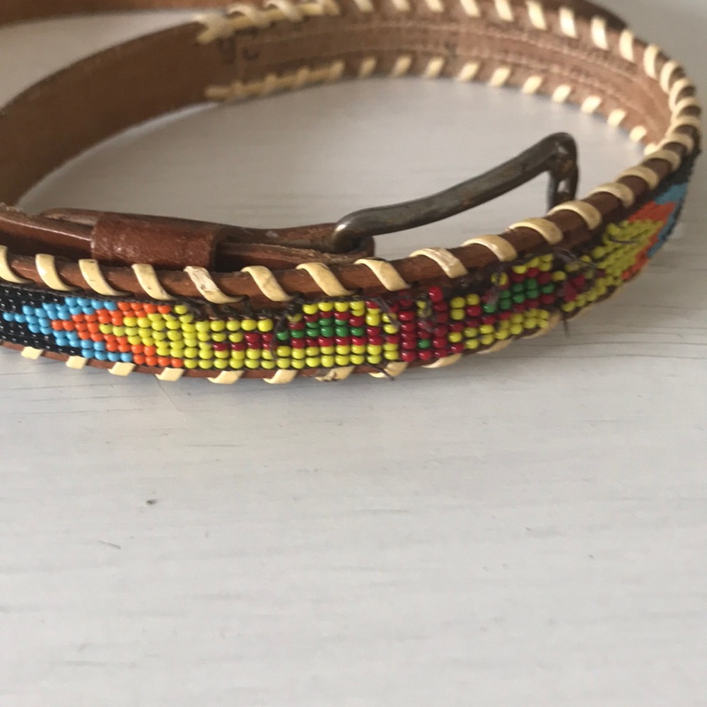 Beaded Indian belt